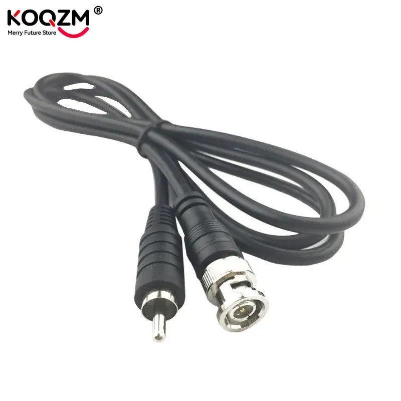 

Штекер BNC на штекер RCA, 1 м/3 фута, коаксиальный кабель, разъем, видеоадаптер для систем видеонаблюдения, Аксессуары для камер