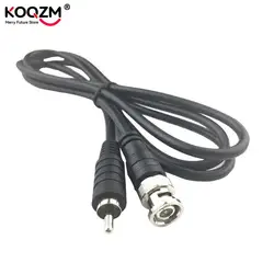 1M/3ft BNC Male to RCA Male Jack Coaxial Cable Connector Video Adapter for CCTV Camera system Camera Accessories