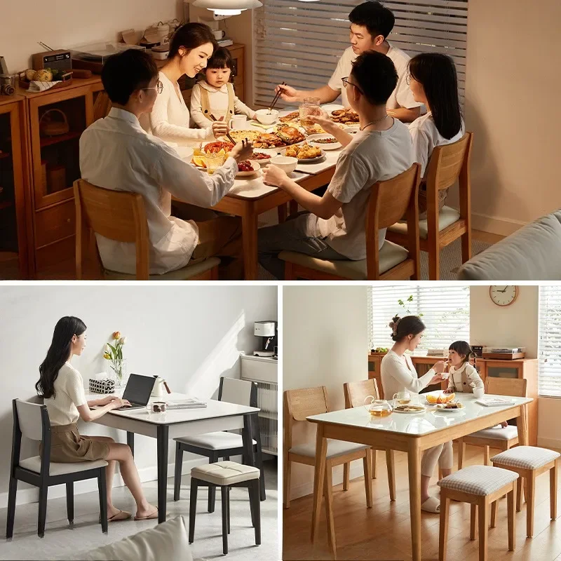 Dining Table Round Rooms Small Spaces Living Room Work Kitchen Dinner Modern Complete Folding Decorative Tables Bar Furniture