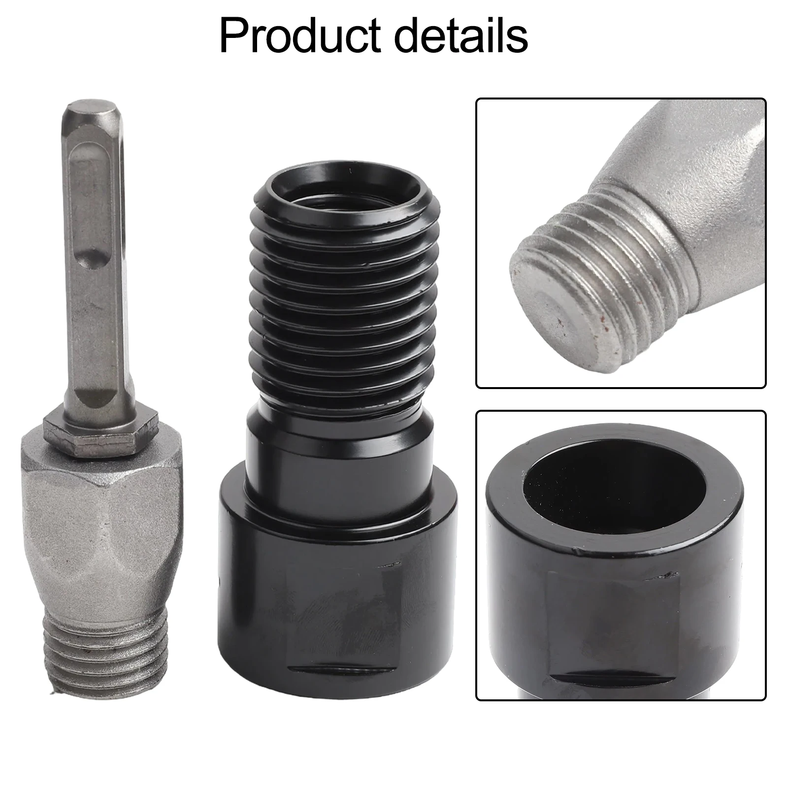 Thread Adapter for Drill Core Bits M22 to 1 1/4 7 with Conversion Head Robust Chrome for Heavy Drilling Operations