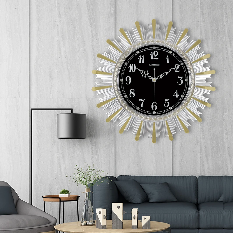 creative digital wall clock silent modern night light wall clock round office decoracion salon casa decoracion para el hogar