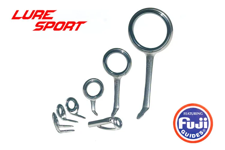 8 9-teiliges Titan-Rahmen-SIC-Ringset T-ATSG20 TKTSG Guide TKGST Top Guide Spinnruten-Bauteile Reparatur DIY Zubehör FUJI – Detail 23