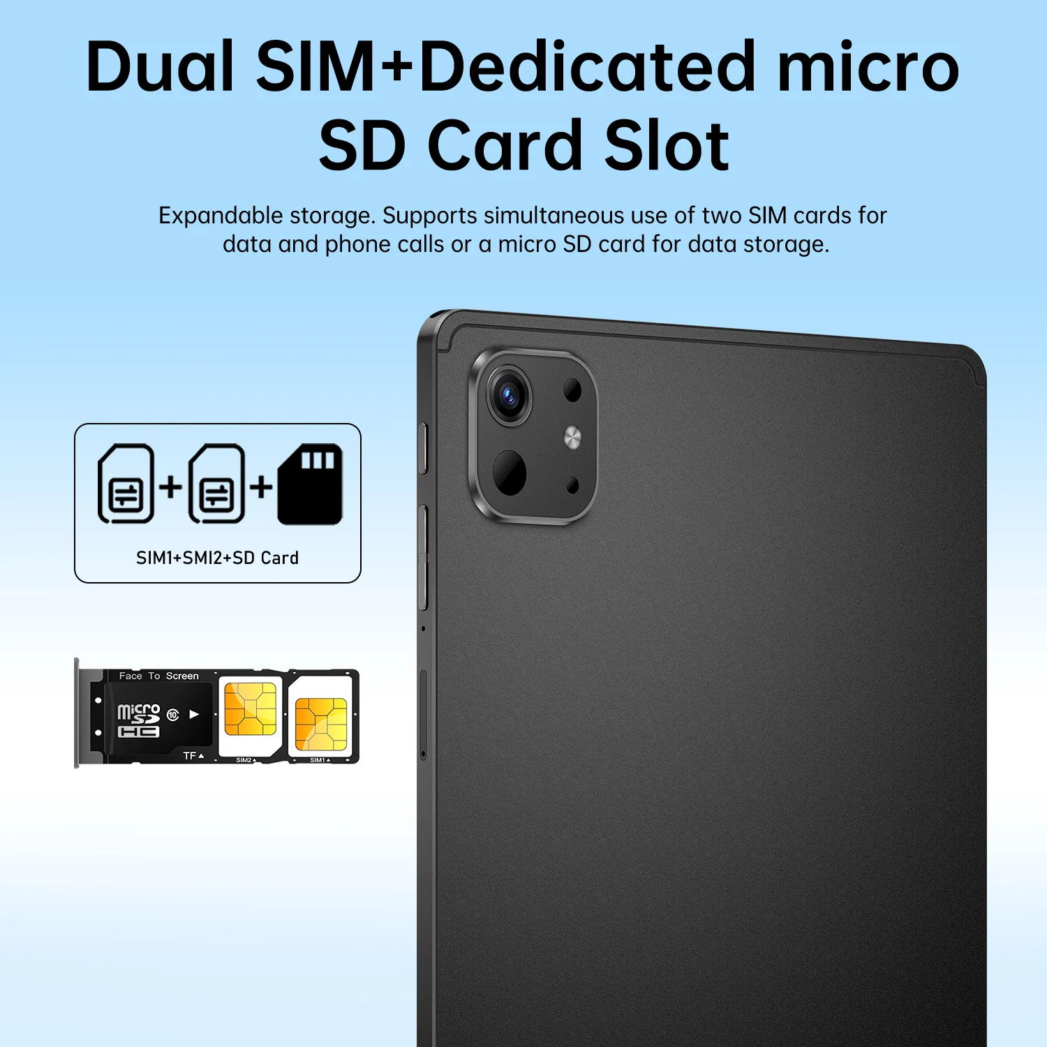 2026 Nuovo Pad Pro 13 Tablet da 10.1 pollici 16GB + 1TB Dual Card 10000mAh Android 15 Snapdragon 8 Gen3 Core WIFI + GPS Tablet