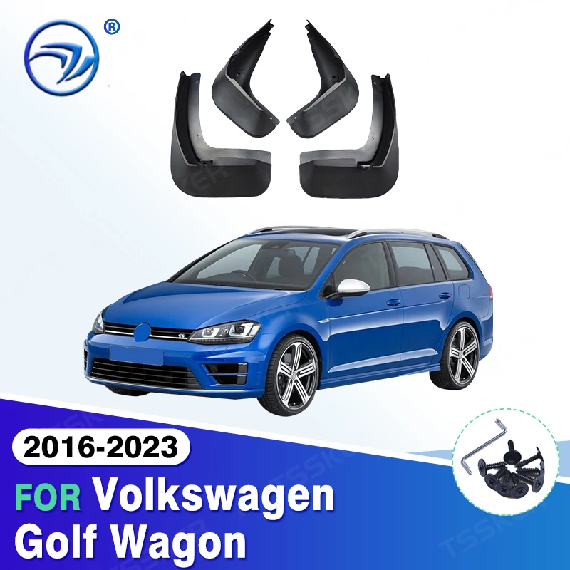 For Volkswagen Golf Wagon 2016-2023 Fender Mudguard Mud Flaps Guard Splash Flap Mudguards Car Accessories