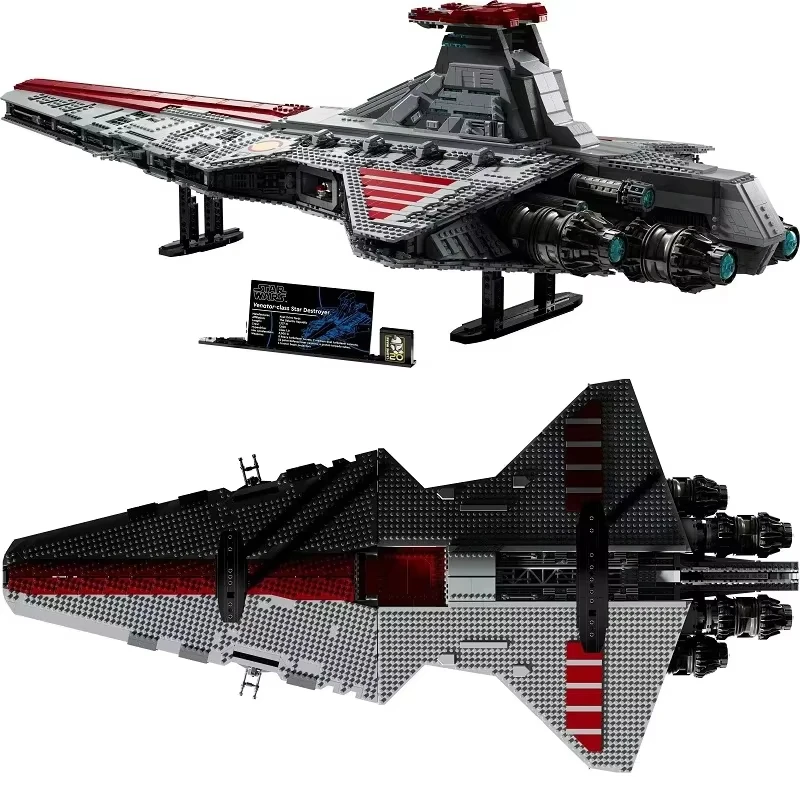 Kalein 5374pcs Republic Attack Cruiser Model Building Blocks Adult Difficult Giant Assembled Building Blocks Set Birthday Gift