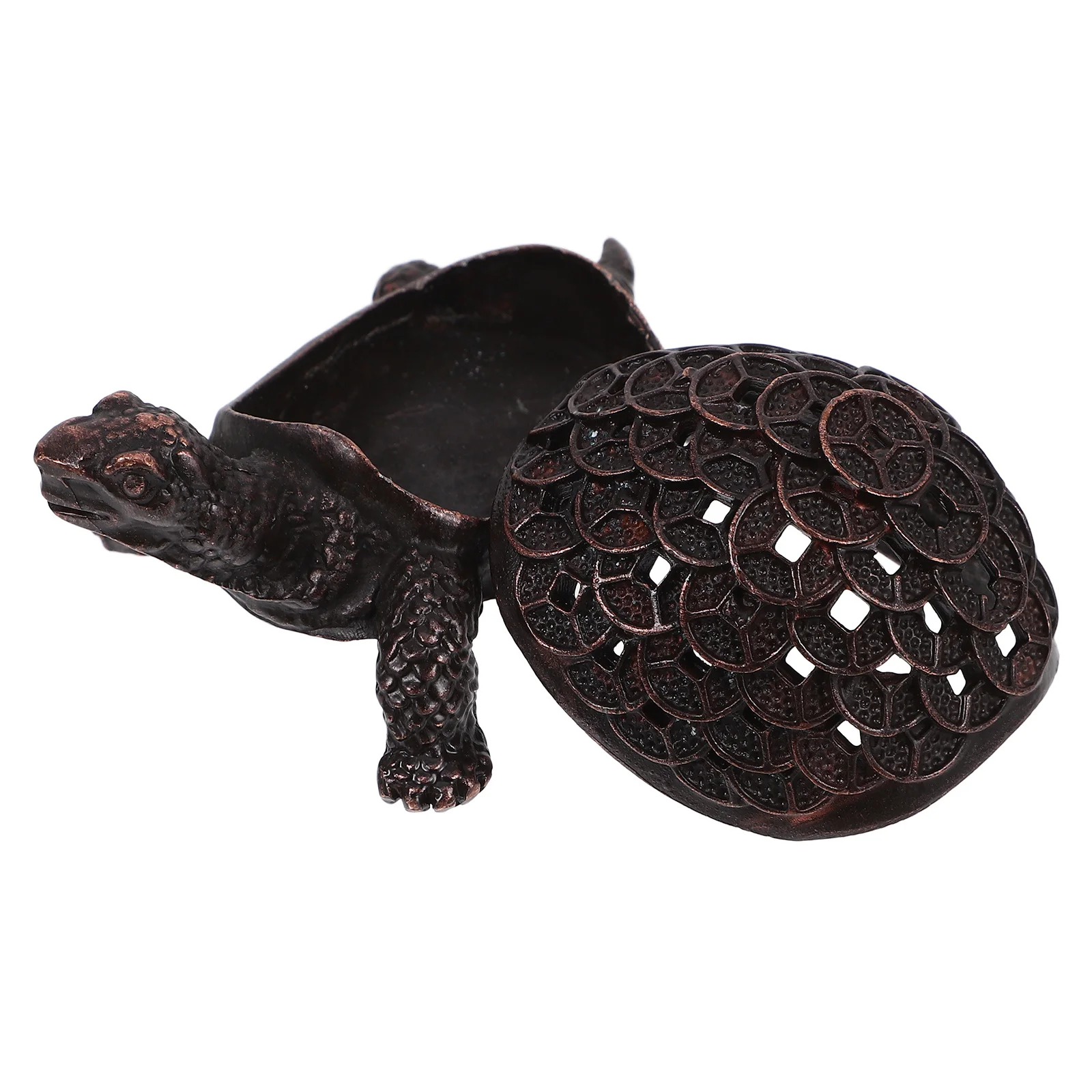 

Vintage Tortoise Statue Desktop Decoration Zinc Alloy Retro Style Home Office Garden Decor Prosperity Animal Sculpture