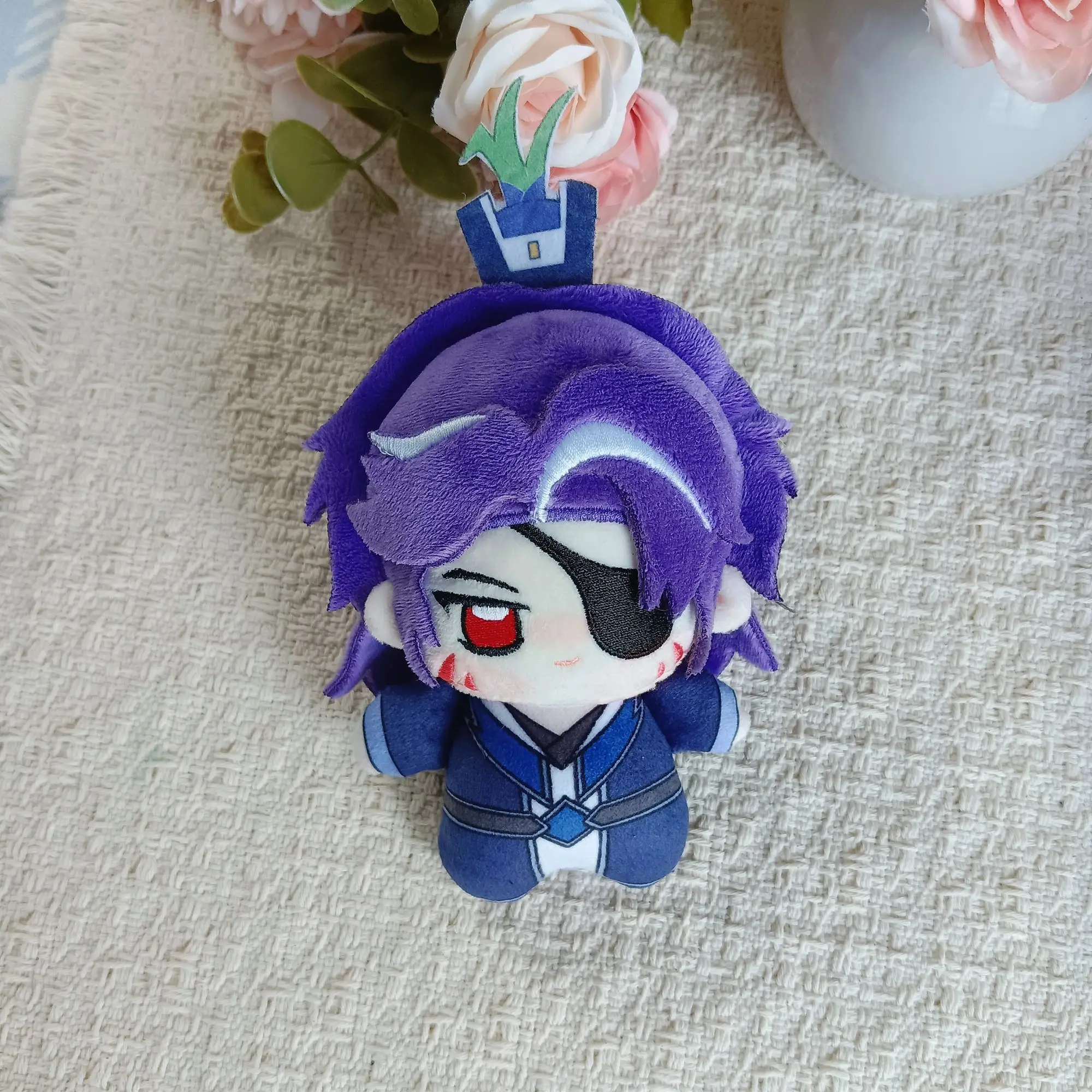 Guo Bao Te Gong Tian Xia Wu Zei 10cm Printed Body Cotton Doll Cute Plush Pendant Gift for Kids Best Friends