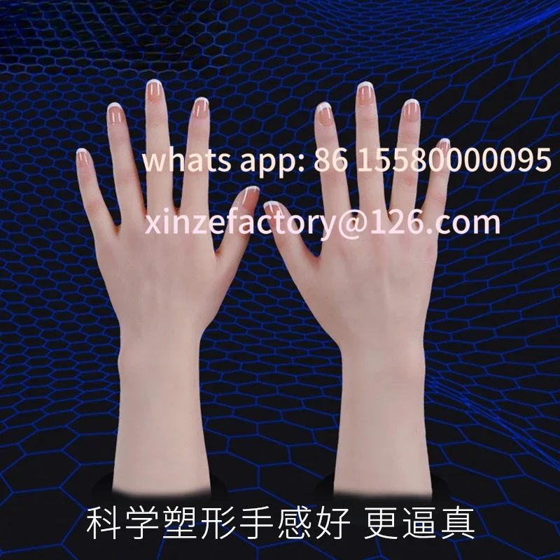 Customizable  model silicone props fake hand photo jewelry display live stream