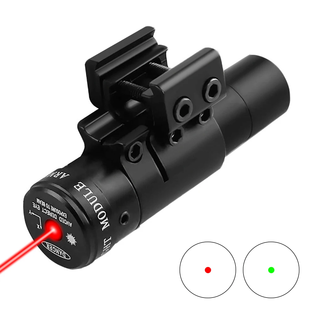 

Red Dot Laser Sight Compact Tactical Red Laser Sights with Rail Mount for 11mm/20mm Rifle Pistol Airsoft Laser with Batteries