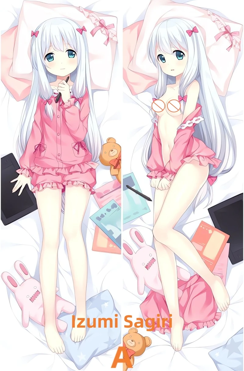 

Dakimakura Anime Pillow Case Izumi Sagiri Double-sided Print Of Life-size Body Pillowcase Gifts Can be Customized