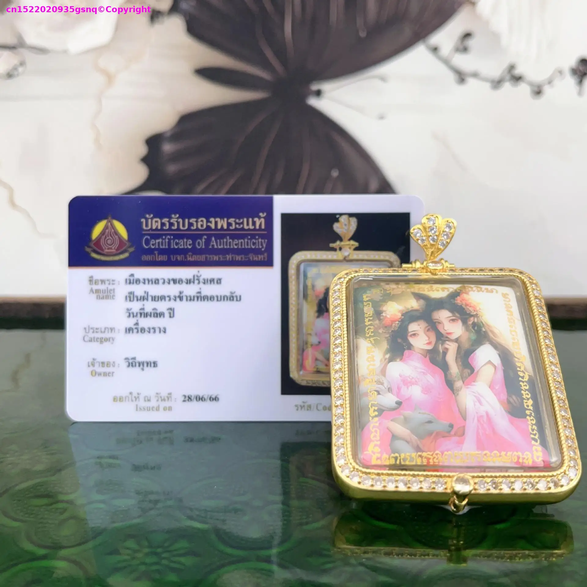 Asia Thailand temple Japan Korea Popular Luck Fairy love affairs Prosperous marriage fox fairy talisman multipurpose Amulet