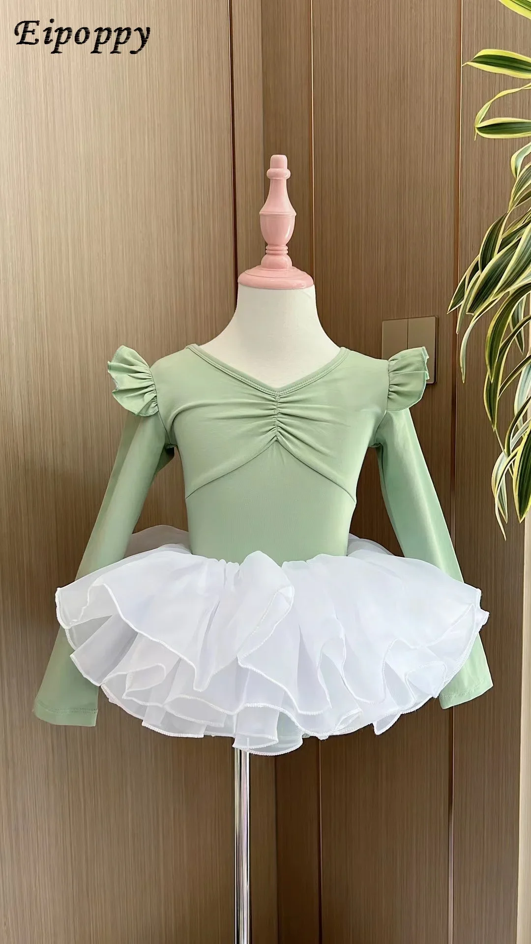 

Children's Autumn and Winter New Flying Sleeve Dance Clothes Chinese Dance Ethnic Dance Jumpsuit Ballet Performance