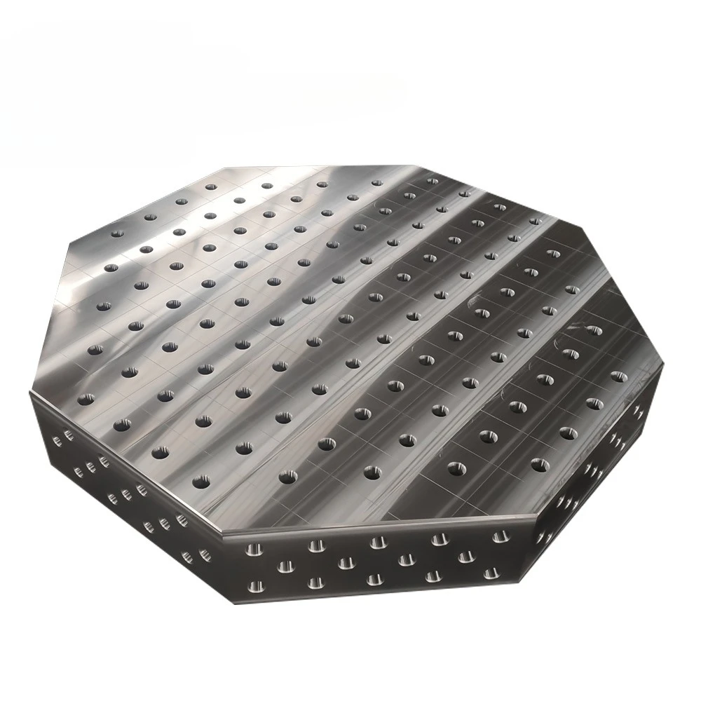 Porous 3D flexible Qingfeng cast iron welding platform disassembly modular workbench CNC machine tool precision fixture quality