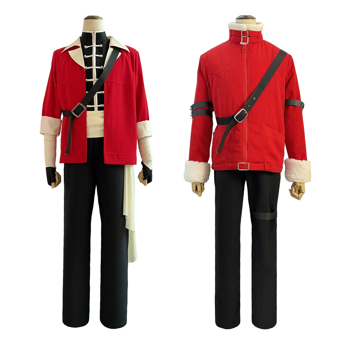 HOLOUN Stark Anime Cosplay disfraz peluca Frieren Beyond Journey's End abrigo de invierno pantalones cinturón Halloween Navidad Convención