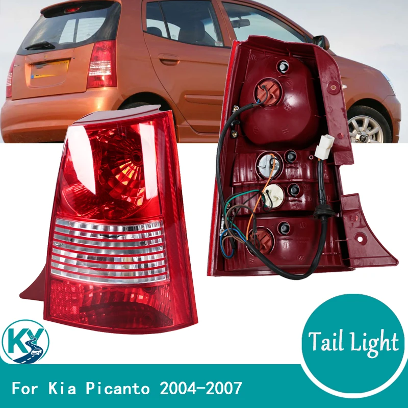 

Для Kia Picanto 2004-2007: задний бампер, стоп-сигнал, фонарь заднего хода, указатель поворота, автомобильные аксессуары 92401-07000, 92402-07000