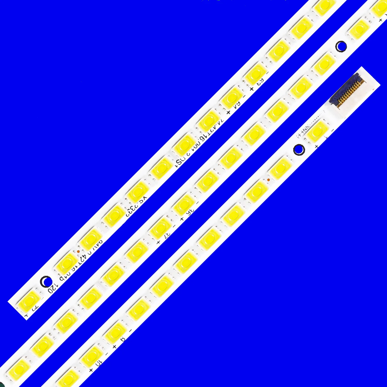 2pcs/set 72LED LED strip for KMC KMC3D42718LED FHD Toshiba 74.42T16.001-2-DS1 42T11-05B 42SL833 42SL863 T420HB01
