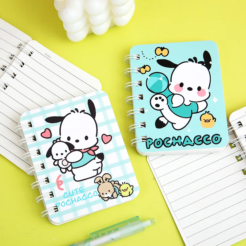 Sanrio Cartoon Notebook Kuromi My Melody Cinnamoroll Kitty Portable Student Diary Notebook Children\'s Gifts Student Supplies