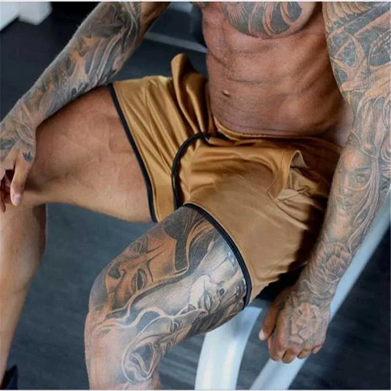 Summer Men Sports Shorts Fitness Basketball Beach Pants Mesh Breathable Bodybuilding Gym Training Shorts Men\'s Sweatpants