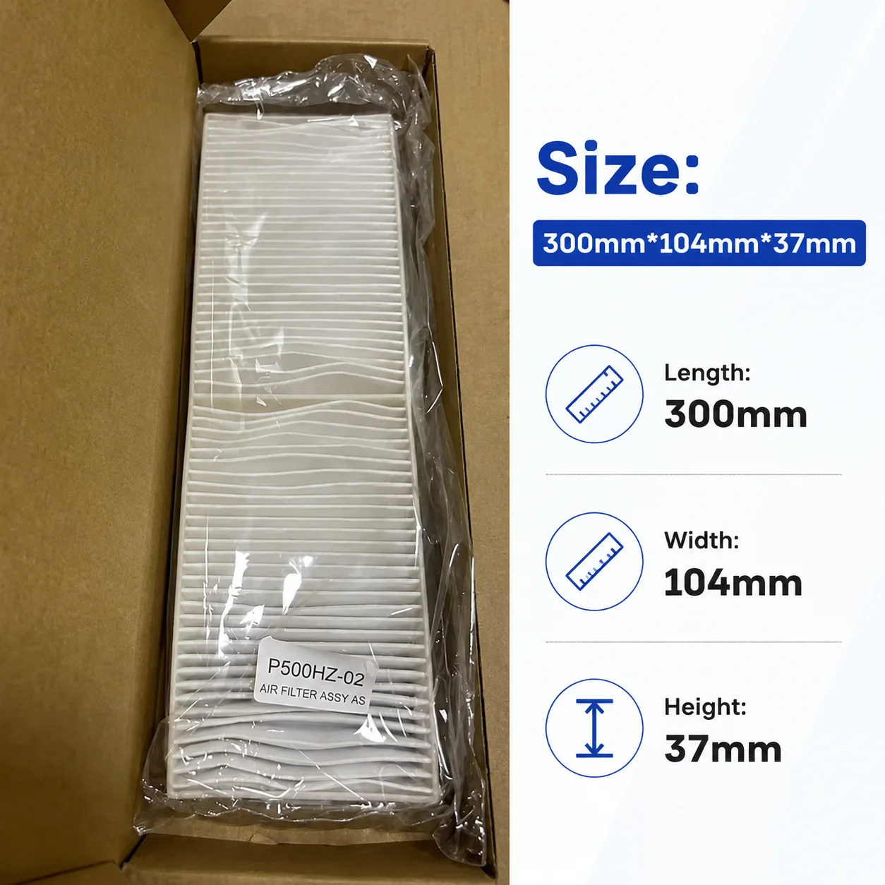 2PCS Projector Air Filter Set 01 02 Model Fit For Sony P500HZ/P500XZ/P500WZ/P501WZ/PHZ10/12/P501XZ/P501XA/F636HZ/F645HZProjector