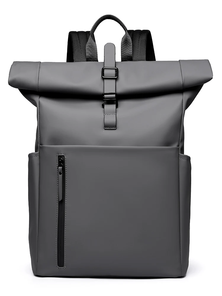 Faionable Vertical Zipper Commuter Bapa Nylon Waterproof Travel Laptop Bag Youth Men's Soft oulder Bag with kets