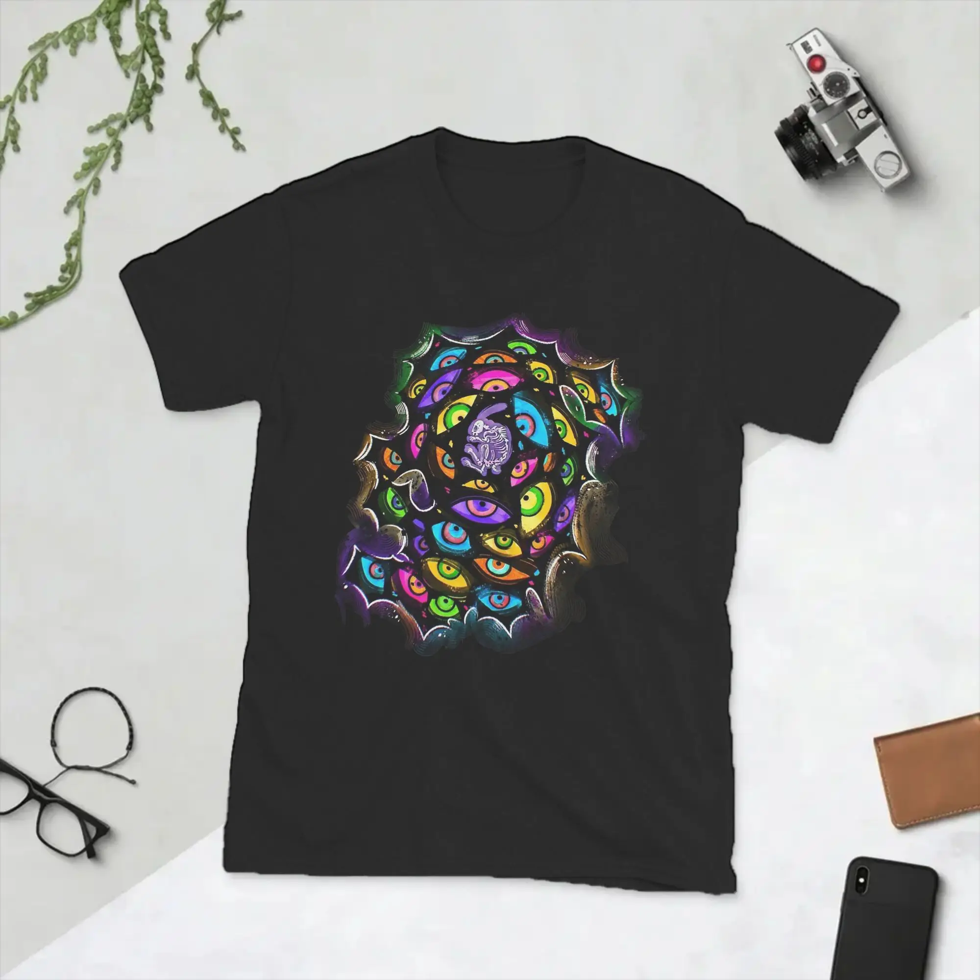 Cartoon Digitals Circus T Shirts for Men Cotton Vintage T-Shirts Crew Neck  Tee Shirt Short Sleeve Tops Plus Size