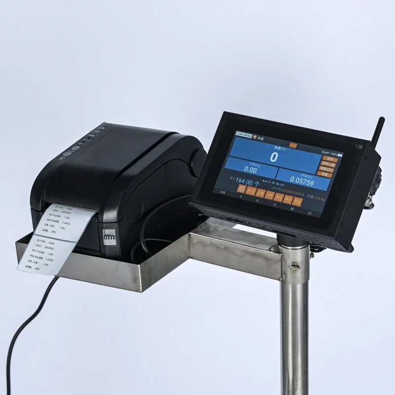 Touch screen intelligent roller scale Unpowered roller electronic scale