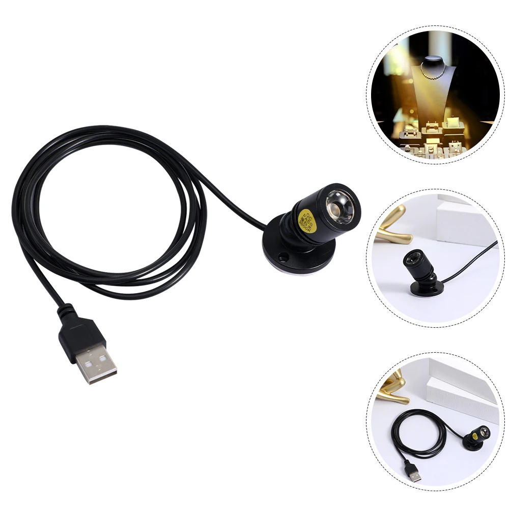 

2pcs Cabinet Spotlights Jewelry Showcase Small Led Spotlight Indoor Decorative Lighting For Home Restaurant Display