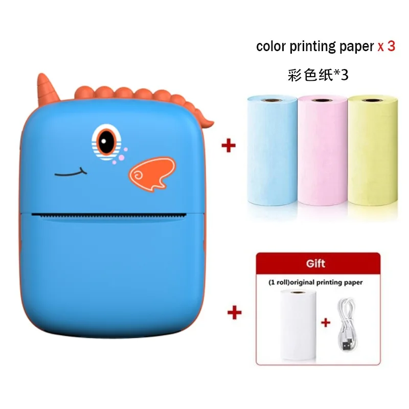 Picture 7: A8 Unicorn Mini Printer Wireless Connectable Mobile Phone Small Home Label Printer Wrong Topic Drawing Printing Consumables
