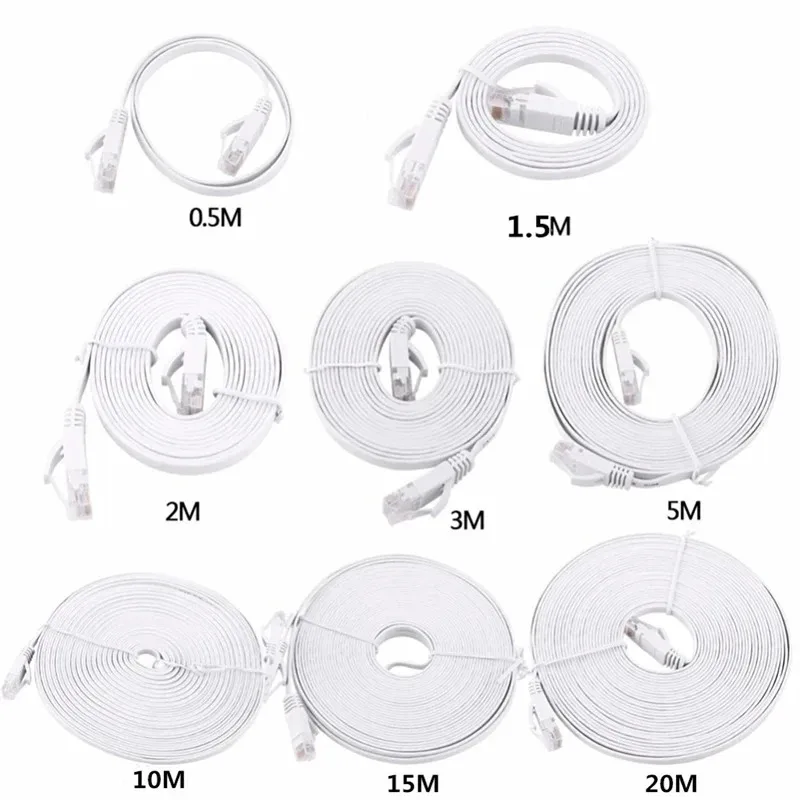 كابل إيثرنت Cat 6 سلك شبكة LAN، إنترنت، كابل الشبكة - يدعم كابل شبكة Cat6 القياسي جيجابت عالي السرعة