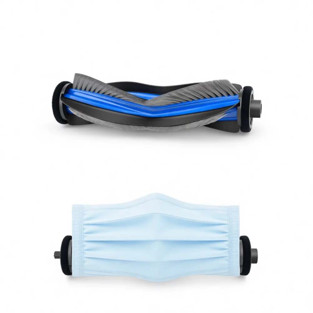 For Ecovacs X9 X9 Pro Vacuum Cleaner Replacement Main Brush Parts Anti Winding Roller Accessory Essential Household Cleaning