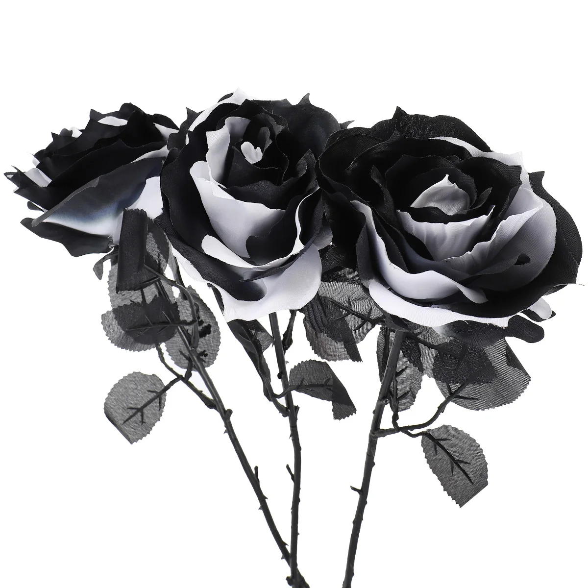 

3 PCS Home Decor Simulated Rose Decoration Wedding Ornament Halloween Simulation Prop Props Decorative Office