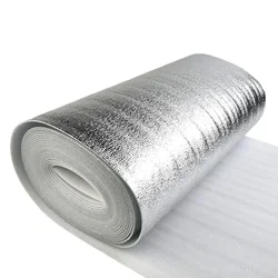 1 Roll Thermal Insulation For Wall Thermal Film For Window Mylar Radiator Reflective Foil Aluminum Radiator Foil Home Decoration