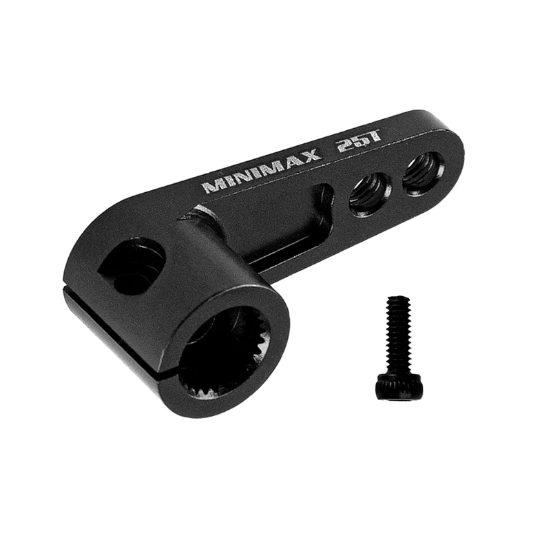 4 Uds Metal 25T Servo cuerno Servo brazo Compatible con Futaba Savox Power HD Servo para 1/8 1/10 RC todoterreno Drift Car,2