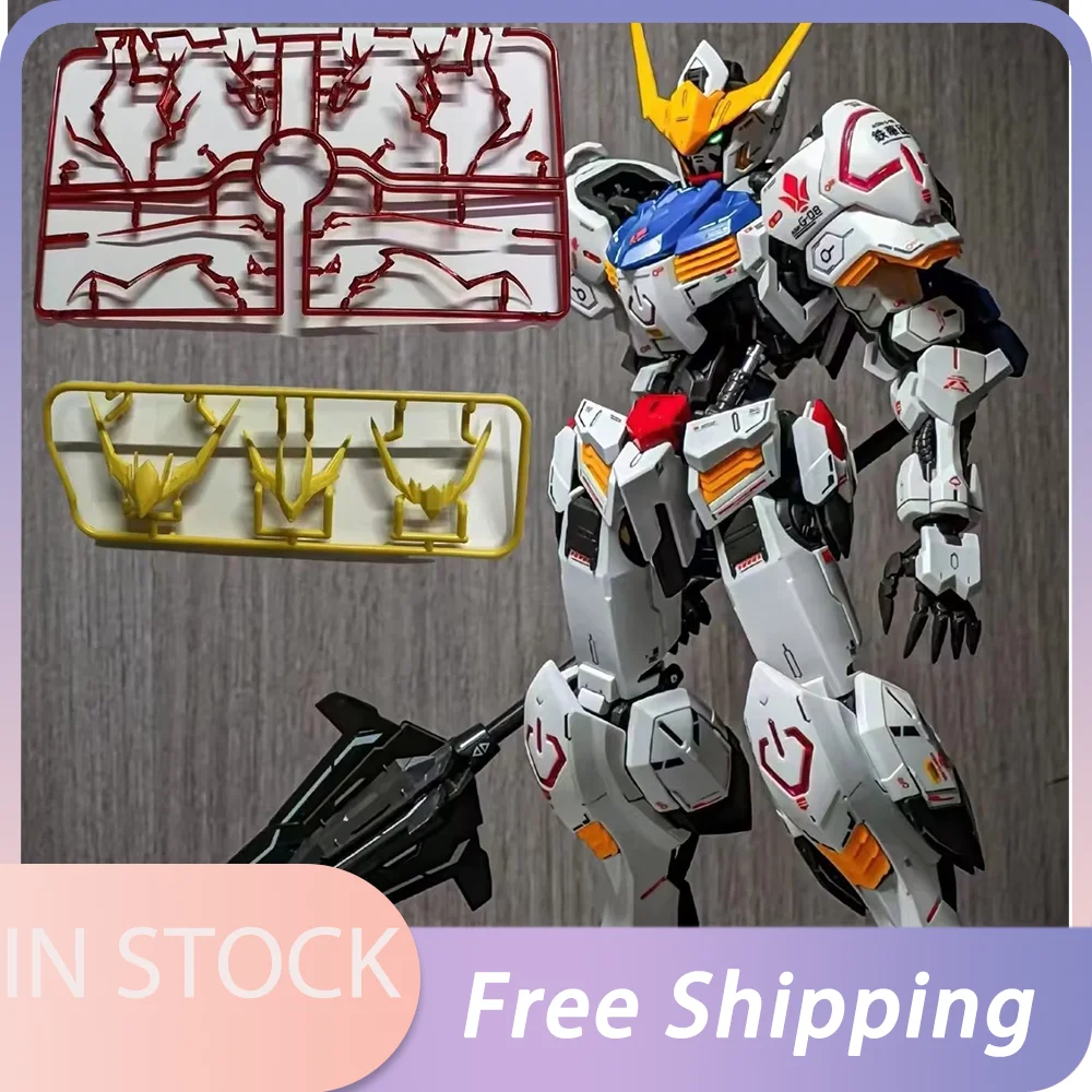 

In Stock Supa Mg 1/100 Asw-G-08﻿ Barbatos 4th Form Action Figure Assembly Model Kit With Special Effects Mobile Suit Collection