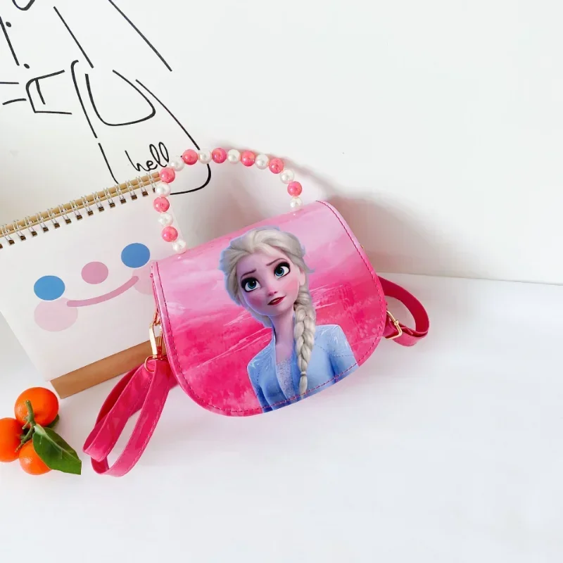 Disney Cartoon Frozen 2 Elsa Anna Princess Toy Shoulder Bag Girls Princess Sofia Baby Tote Bag Kids Fashion Casual Messenger Bag