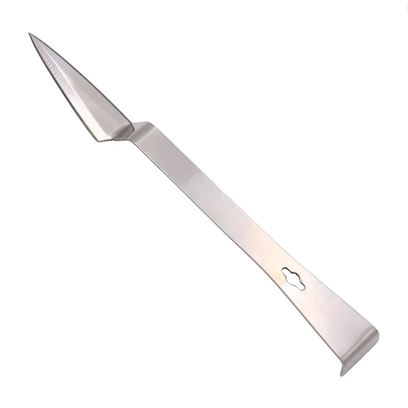 1 Pc Beekeeping Stainless Steel Scraper Uncapping Scraper Fork Cutter Prying Boxes And Frames Hive Hooked Cleaning Beekeeper