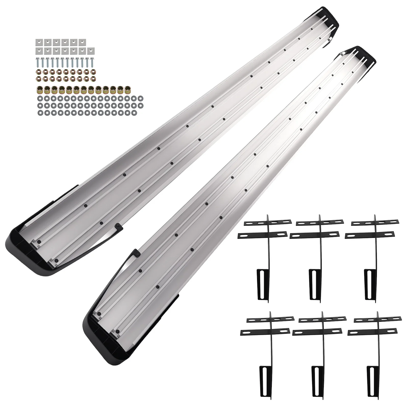 

Подножки для Dodge Ram 1500 2500 3500 Crew Cab 2010-2022, алюминий, ABS