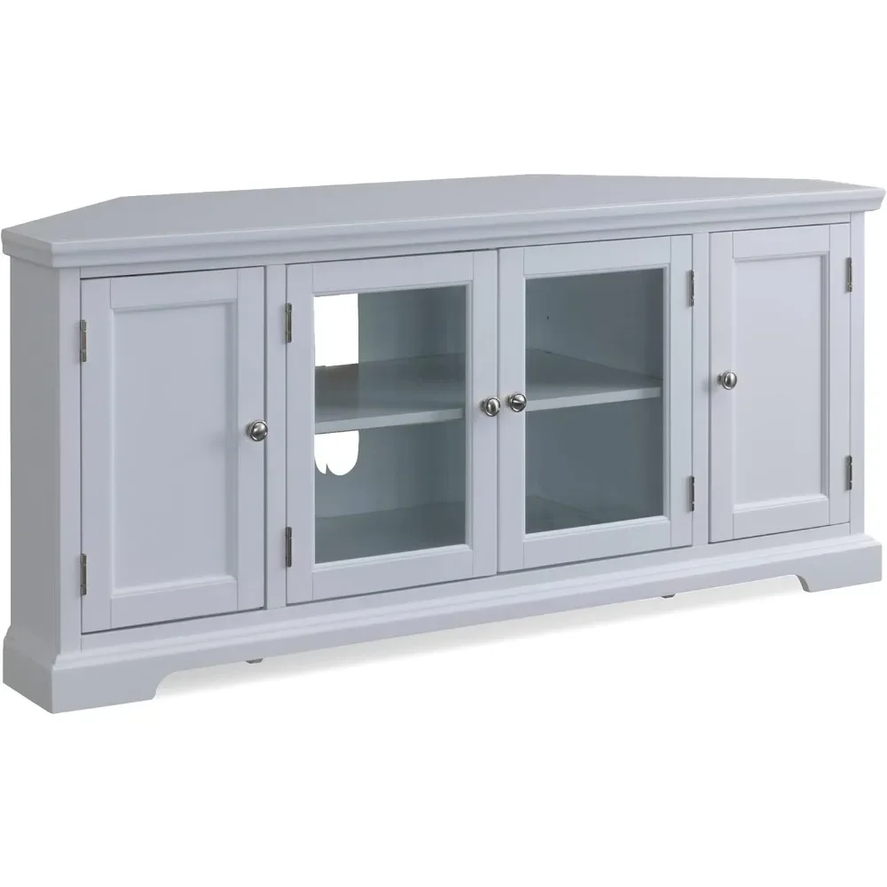 

Corner Stand with Enclosed Storage for 65" TV's, White