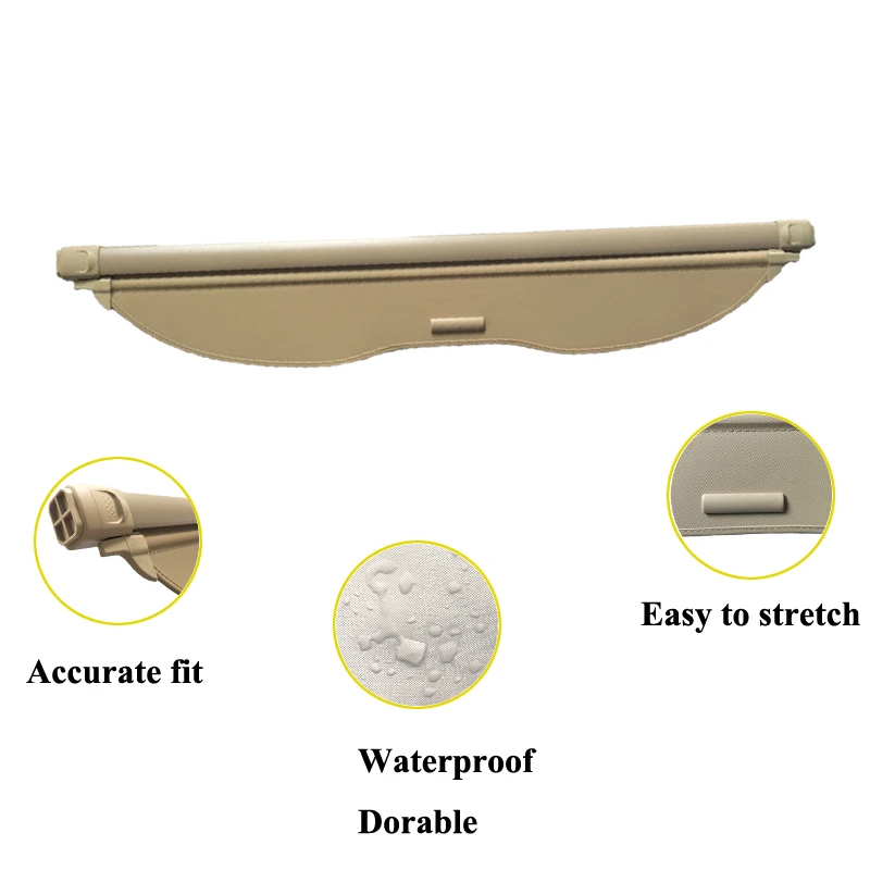 Car Accessories Retractable Cargo Cover  For Subaru Forester Manual 2014-2019