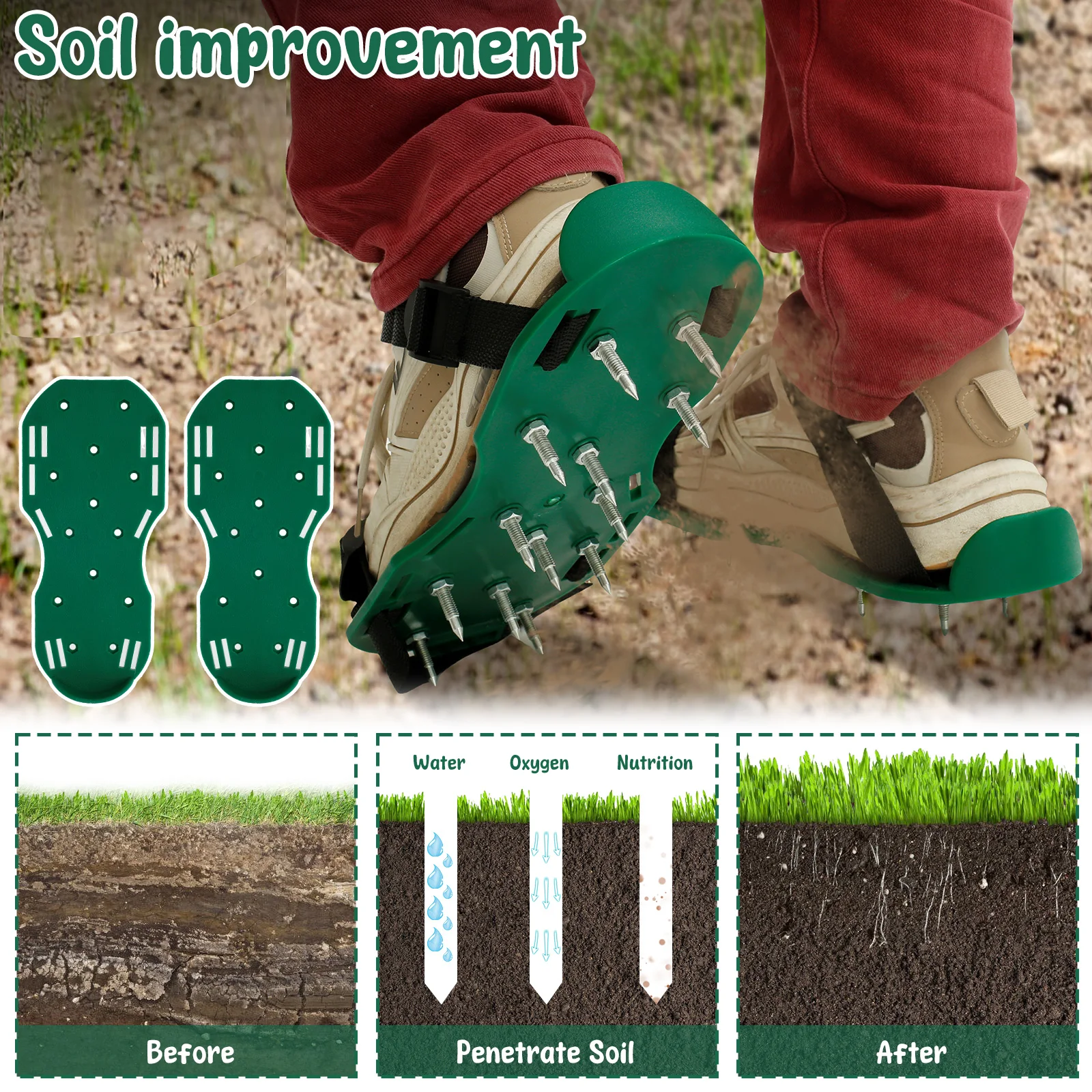 Thumbnail 4 - #18 Latest Lawn Aerator Shoes Offers