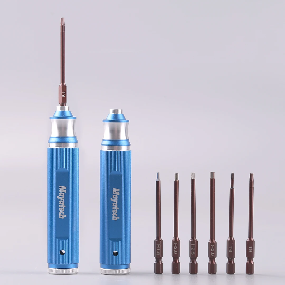 Mayatech 6-in-1 DJI Screwdriver Kit Pan-tilt Dismantling Torx/Hexagonal Driver Bit T6/T9 Set 6-in-one