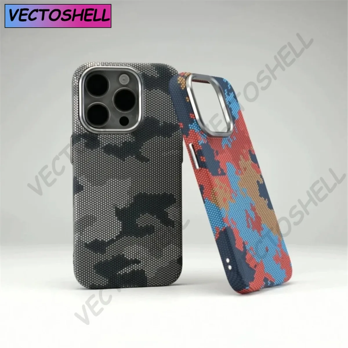 

Camouflage Graffiti Relief MagSafe Phone Case For iPhone17 16 15 14 13 ProMax Magnetic Charging Alloy Lens Shockproof Hard Cover