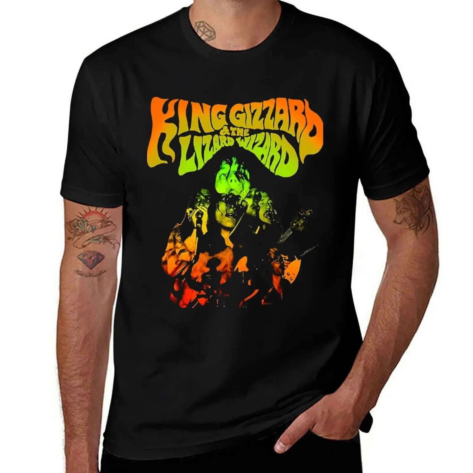 

king gizzard T-Shirt Functional Casual Short Sleeve Tee