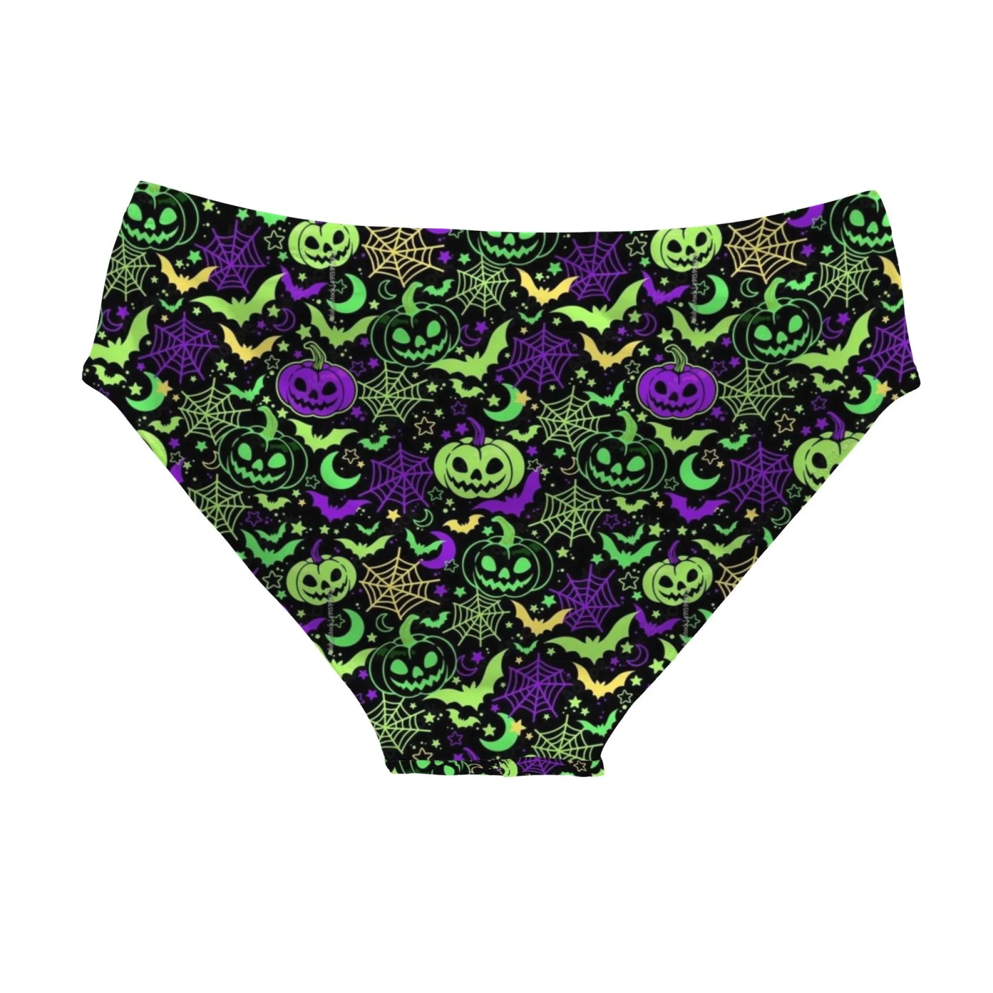 Bat Spider Web Swim Trunks Stretchy Soft Skin-friendly Men's Triangle Swim Trunks Beach Carnival Swim Bathing Fashion Swimsuit