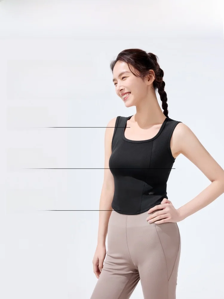 

Qui Dry Inteated Women's Vest Top Breathable Cool Feeling Strap Design Can Be Worn outside ort Sle Nylon Spandex