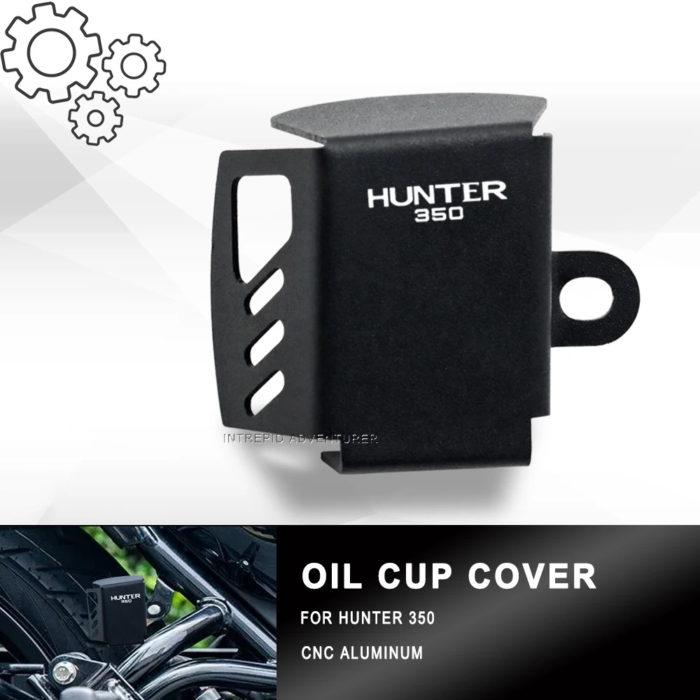 Motorcycle Accessories CNC Aluminum Rear Brake Oil Cup Protector Cup Cover FOR Hunter 350 Hunter350