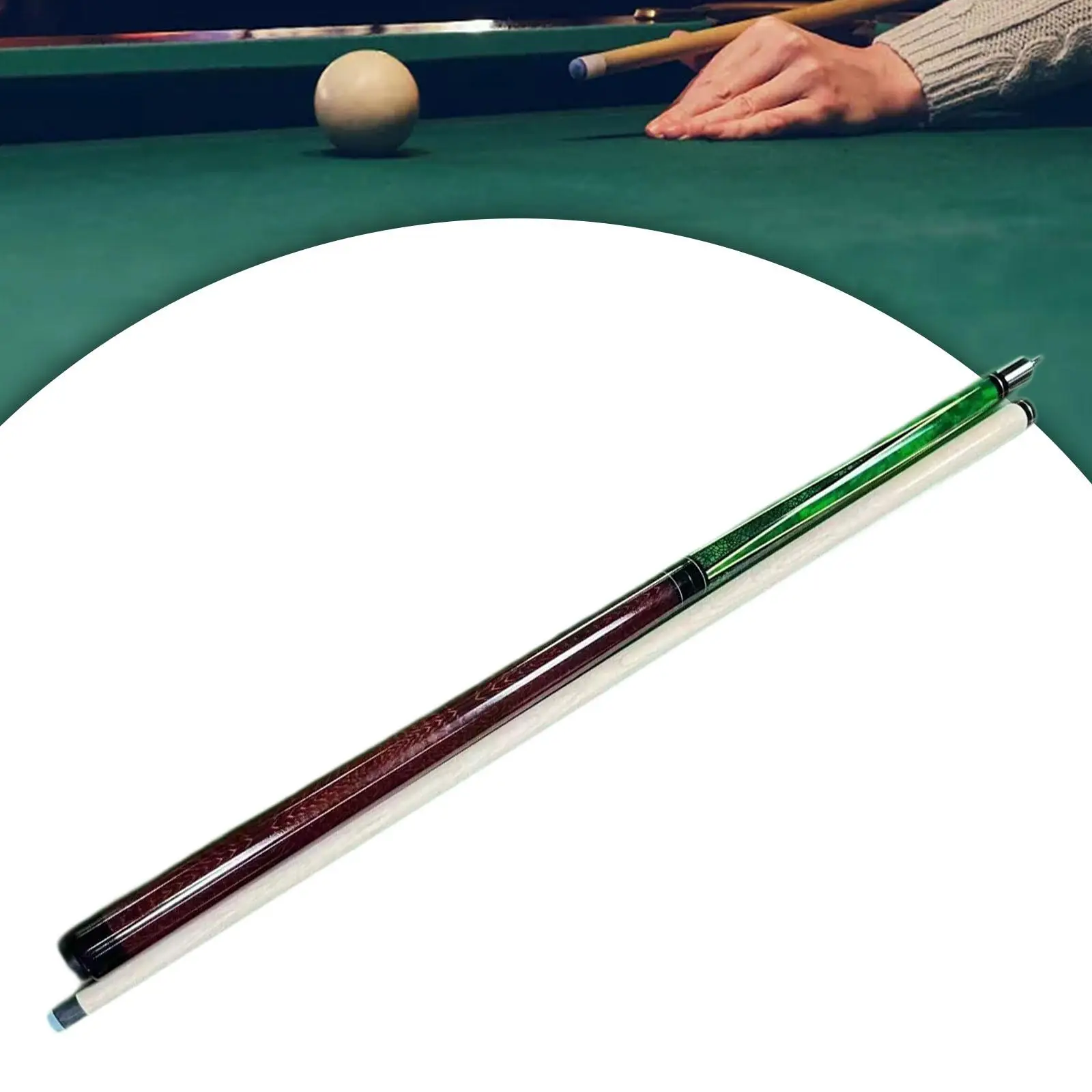 

Billiard Pool Cue Stick, Break Jump Cue Punch Cue, Segmented 13.8mm Large Tip, Pool Stick, for Practice Cue Players