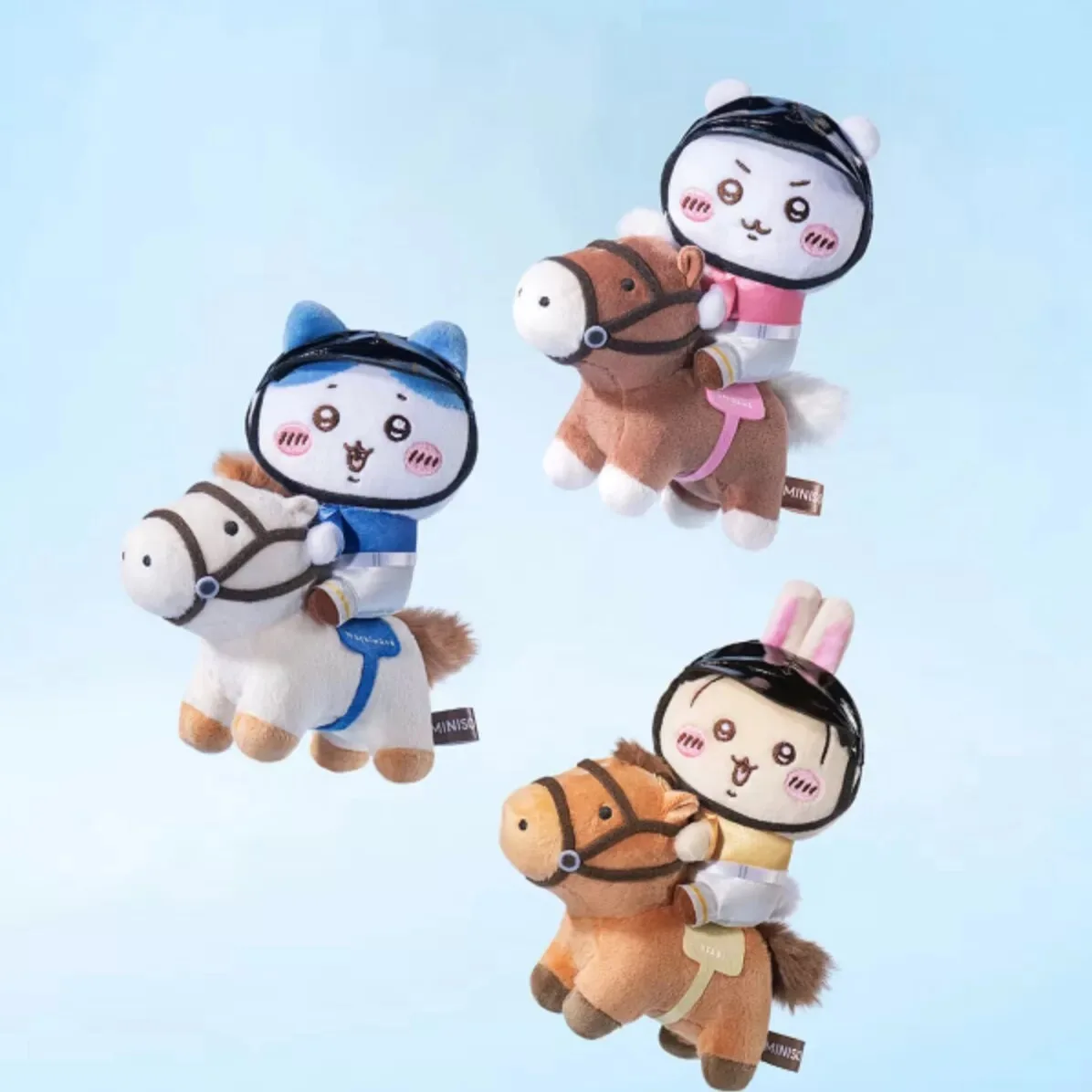 MingChuangYouPin  Riding Series Plush Pendant Ussasi Usagi JiIi Little Eight Cute Soft Toy Bag Accessory for Fashion Lovers