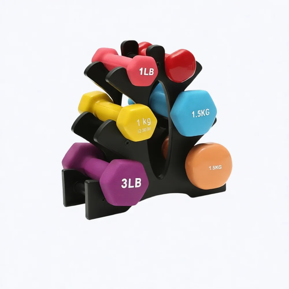 Dumbbell Storage Stand Home Fitness Gym Organizer Detachable Weight Rack Strength Training Equipment Space Saver Rack Holder