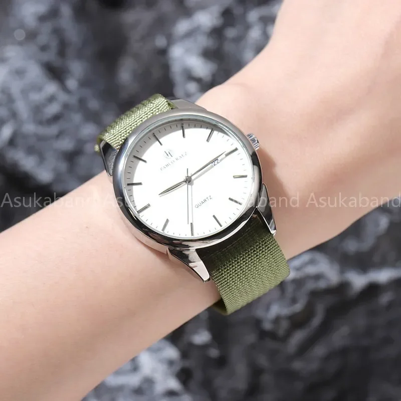 군사 스타일 나일론 시계 스트랩 밴드 20mm 22mm 세이코 5 다이버 참치 남성 여성 팔찌 스포츠 석영 기계식 시계 밴드